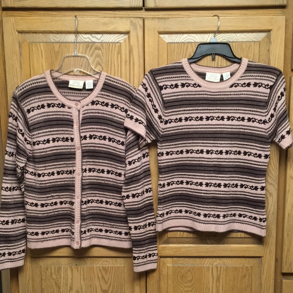 Field Manor Modern Classics Cardigan and Shirt Set